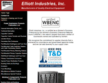 Tablet Screenshot of elliott-industries.com